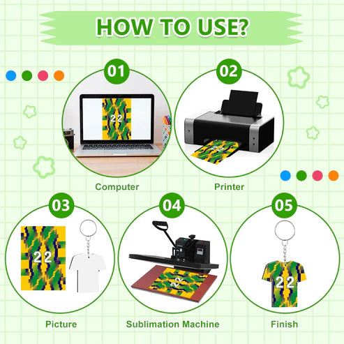 JMZYJZH Acrylic Shirt Shape Sublimation Keychain Blank